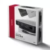 Axagon HMC-UFO USB-C stotelė su M.2 SATA/NVMe lizdu, 1 Gbit/s Ethernet, 384 kHz garsu, USB 3.2 Gen 2 (3.1 Gen 2) Type-C, juoda