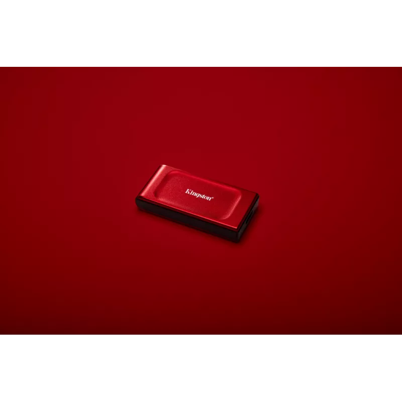Kingston XS1000 2TB raudonas išorinis SSD USB 3.2 Gen 2