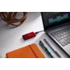 Kingston XS1000 2TB raudonas išorinis SSD USB 3.2 Gen 2