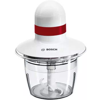 Bosch MMRP1000 elektrinis smulkintuvas 0,8 l 400 W raudonas, permatomas, baltas