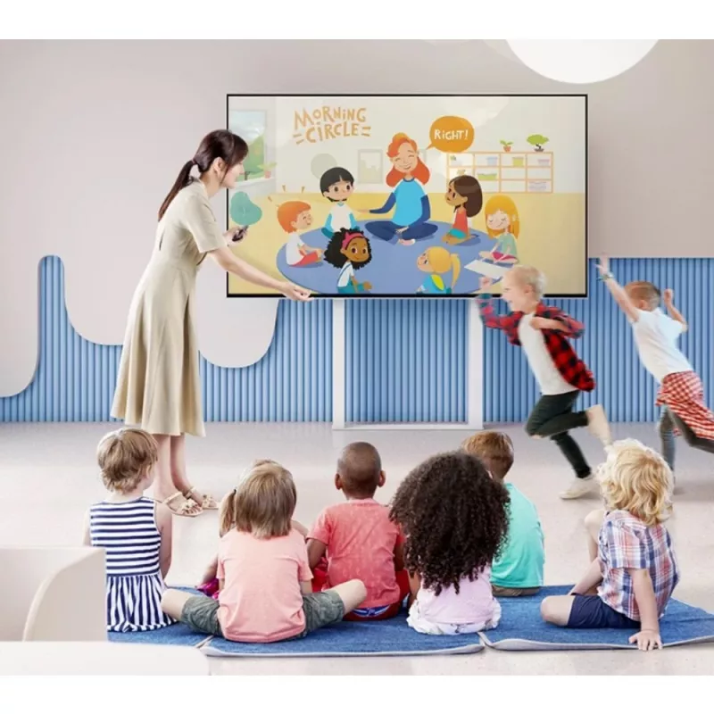 TV laikiklis Techly ICA-TR68MW iki 100 colių (2,54 m) juodas
