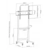 Techly ICA-TR74 TV laikiklis/stovas 2.29 m (90 colių) Juodas