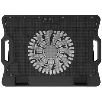 Aušinimo padėklas nešiojamam kompiuteriui NATEC DIPPER 2, 17,3 col. (43,9 cm), 1 ventiliatorius 18 cm, 650 RPM, USB, juodas