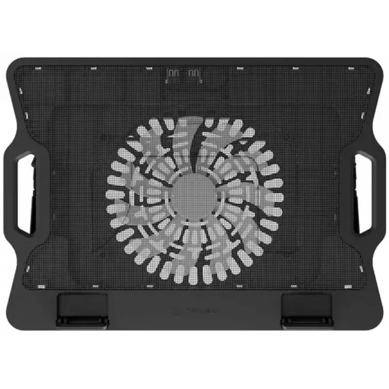 Aušinimo padėklas nešiojamam kompiuteriui NATEC DIPPER 2, 17,3 col. (43,9 cm), 1 ventiliatorius 18 cm, 650 RPM, USB, juodas