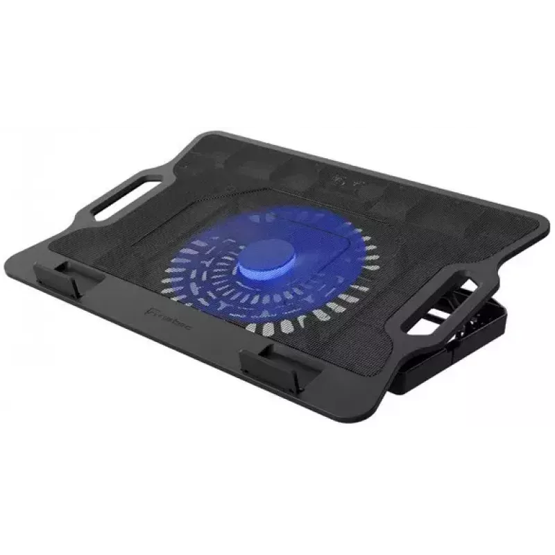 Aušinimo padėklas nešiojamam kompiuteriui NATEC DIPPER 2, 17,3 col. (43,9 cm), 1 ventiliatorius 18 cm, 650 RPM, USB, juodas
