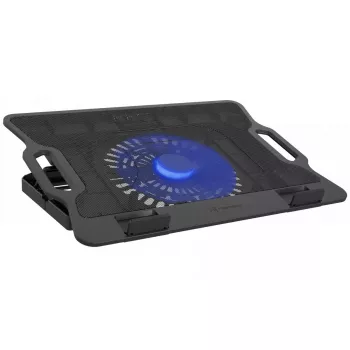 Aušinimo padėklas nešiojamam kompiuteriui NATEC DIPPER 2, 17,3 col. (43,9 cm), 1 ventiliatorius 18 cm, 650 RPM, USB, juodas