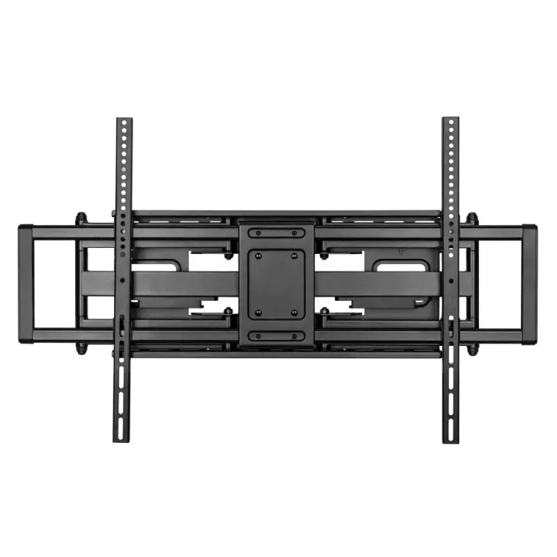 Techly Slim sieninis laikiklis 60-120 colių LCD LED televizoriui, juodas, maksimali apkrova 120 kg