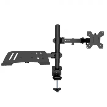 Techly ICA-LCD 174NB monitorių stovas / laikiklis 81,3 cm (32 col.) stalas Juoda