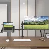 Techly ICA-LCD 174NB monitorių stovas / laikiklis 81,3 cm (32 col.) stalas Juoda