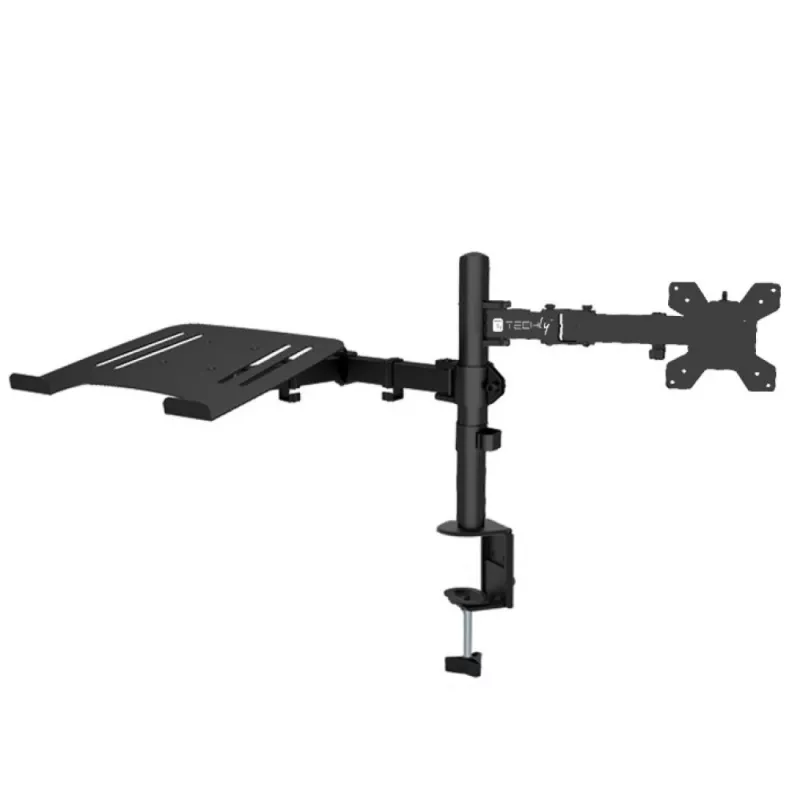 Techly ICA-LCD 174NB monitorių stovas / laikiklis 81,3 cm (32 col.) stalas Juoda