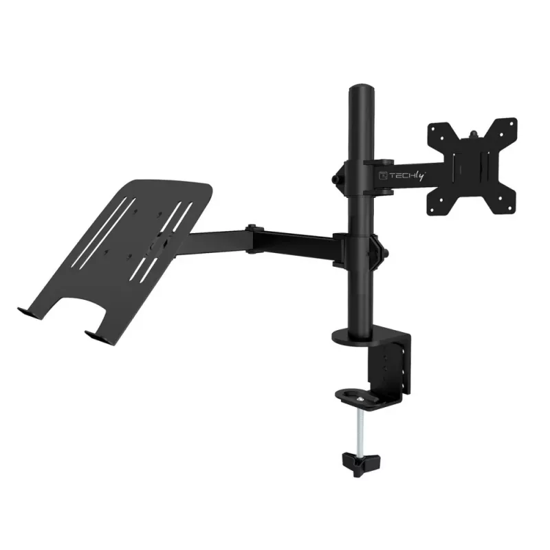 Techly ICA-LCD 174NB monitorių stovas / laikiklis 81,3 cm (32 col.) stalas Juoda