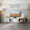 Techly ICA-LCD S07L TV stovas 165,1 cm (65 col.) juodas