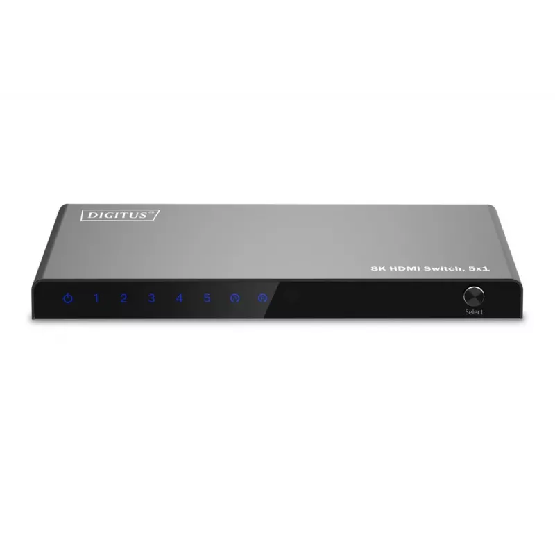 DIGITUS 5x1 HDMI jungiklis, 8K/60Hz (4:4:4), HDR, HDCP2.3