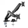 Techly ICA-LCD 462B monitor laikiklis / stovas 81,3 cm (32 col.) stalas Juoda