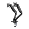 Techly ICA-LCD 462B monitor laikiklis / stovas 81,3 cm (32 col.) stalas Juoda