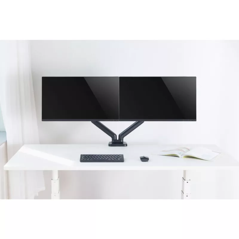 Techly ICA-LCD 462B monitor laikiklis / stovas 81,3 cm (32 col.) stalas Juoda