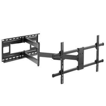 Techly ICA-PLB 490 TV laikiklis/sieninis stovas 2.03 m (80 colių) Juodas
