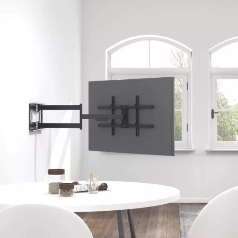 Techly ICA-PLB 490 TV laikiklis/sieninis stovas 2.03 m (80 colių) Juodas