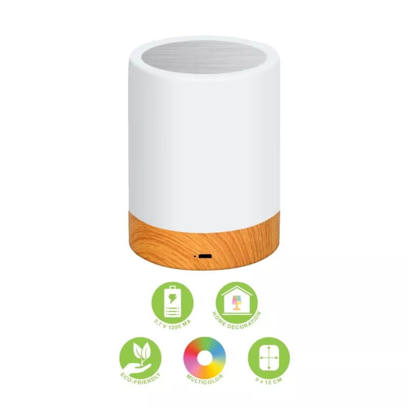 Stalinė lempa Techly I-LED TOUCH 1.6 W balta LED liečiama