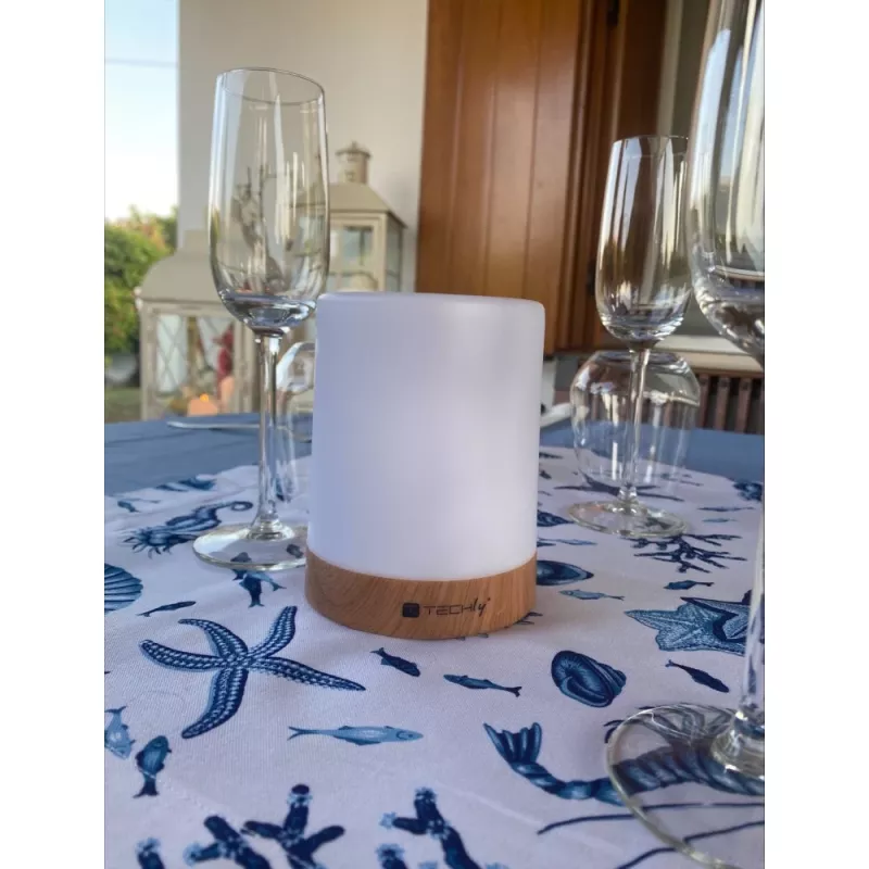 Stalinė lempa Techly I-LED TOUCH 1.6 W balta LED liečiama