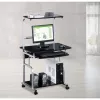 Kompiuterinis stalas Techly ICA-TB 7800BK, blizganti juoda