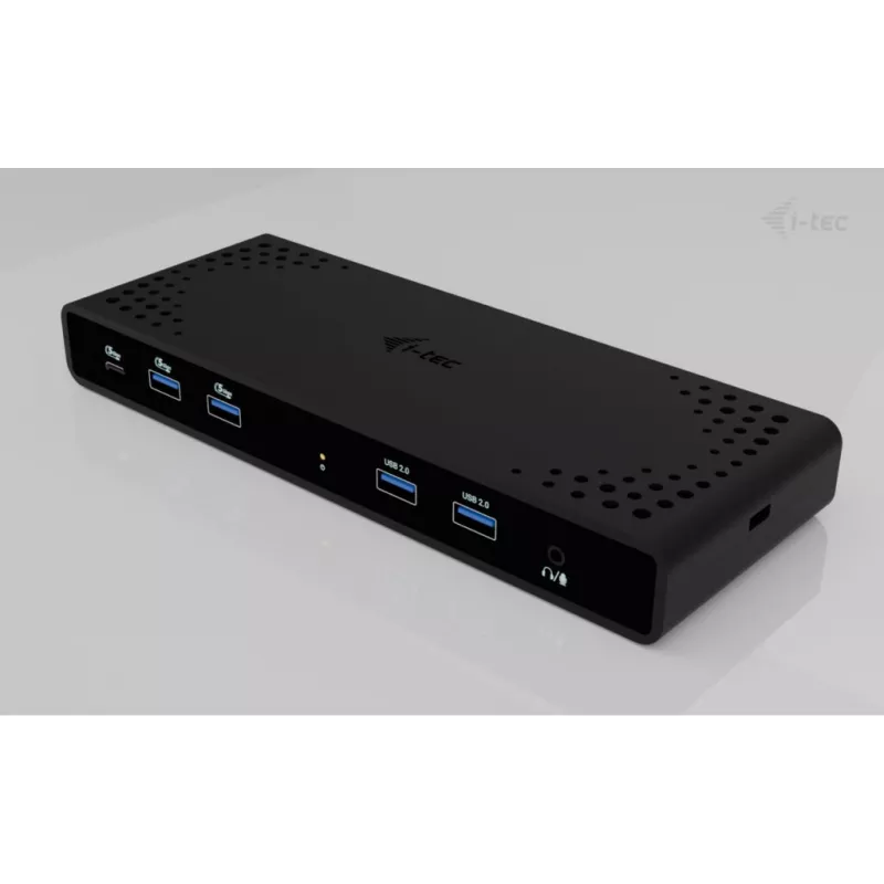 i-tec Universal Dual 4K Display Dock stotelė su 85W įkrovimu