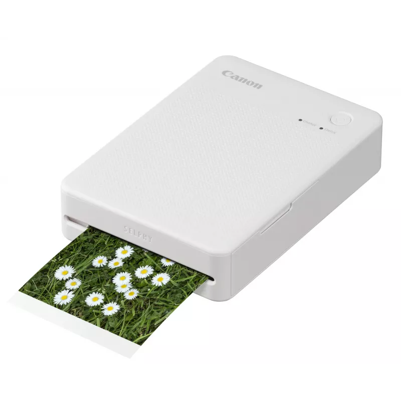 Canon SELPHY QX20 WH – nešiojamas nuotraukų spausdintuvas (dažų sublimacija, 287 x 287 DPI, 7,2x8,5 cm, Wi-Fi, balta)