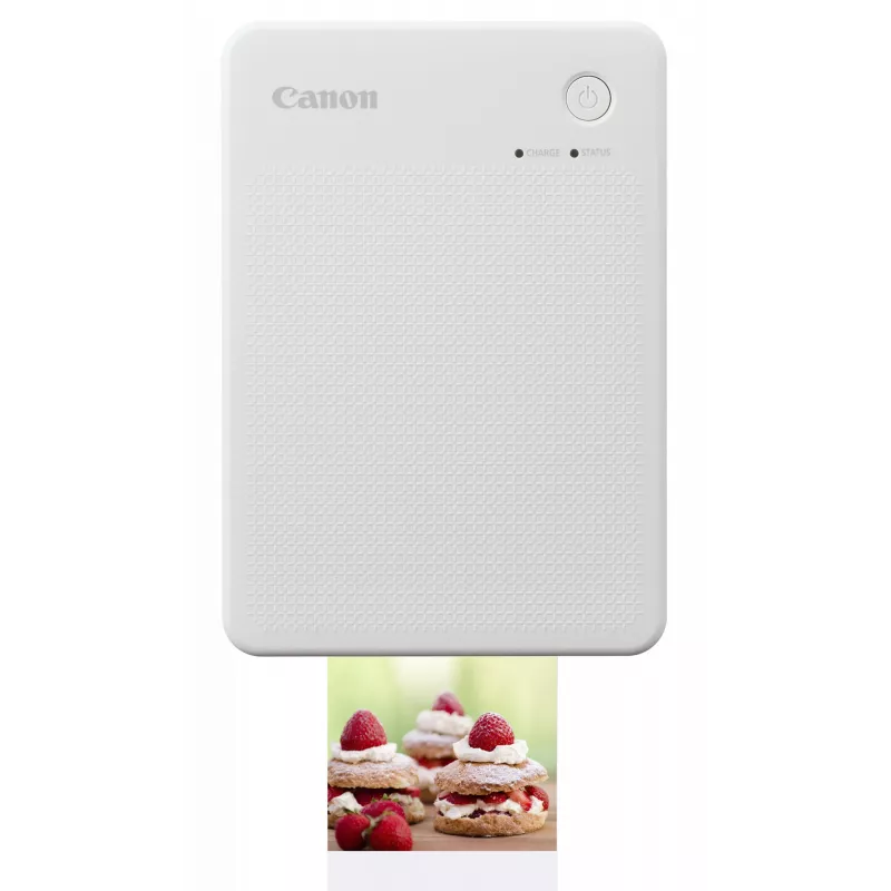 Canon SELPHY QX20 WH – nešiojamas nuotraukų spausdintuvas (dažų sublimacija, 287 x 287 DPI, 7,2x8,5 cm, Wi-Fi, balta)