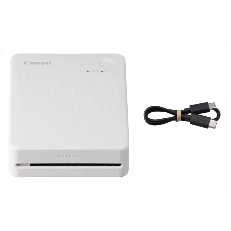 Canon SELPHY QX20 WH – nešiojamas nuotraukų spausdintuvas (dažų sublimacija, 287 x 287 DPI, 7,2x8,5 cm, Wi-Fi, balta)