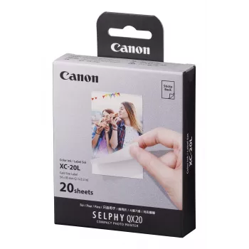 Canon XC-20L dažų sublimacinis popierius, 5,4x8,5 cm, 20 vnt.