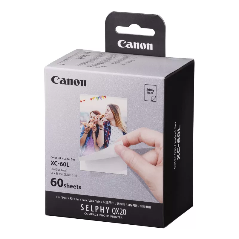Canon XC-60L sublimacinio spausdinimo popierius, 5,4x8,5 cm, 60 vnt.