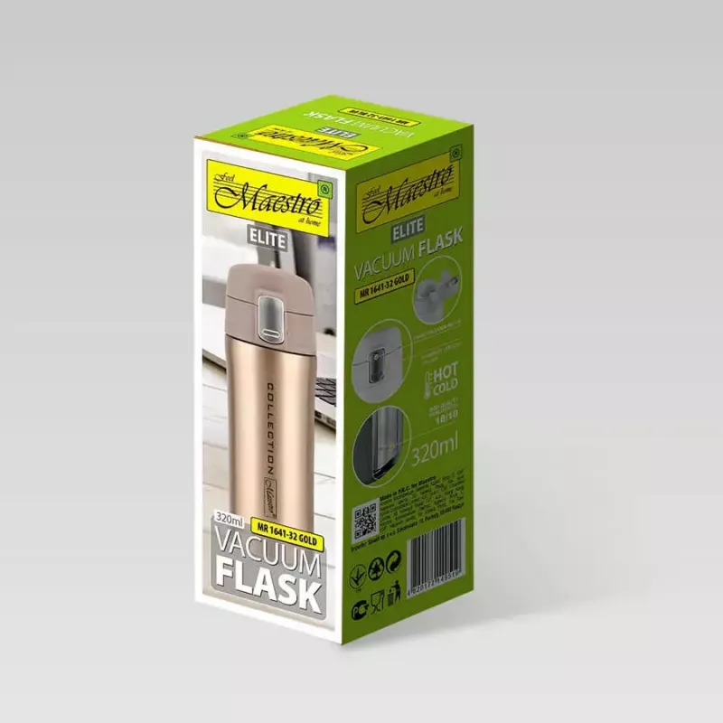 Termosas Feel-Maestro MR-1641 0,32 l auksinis nerūdijantis plienas