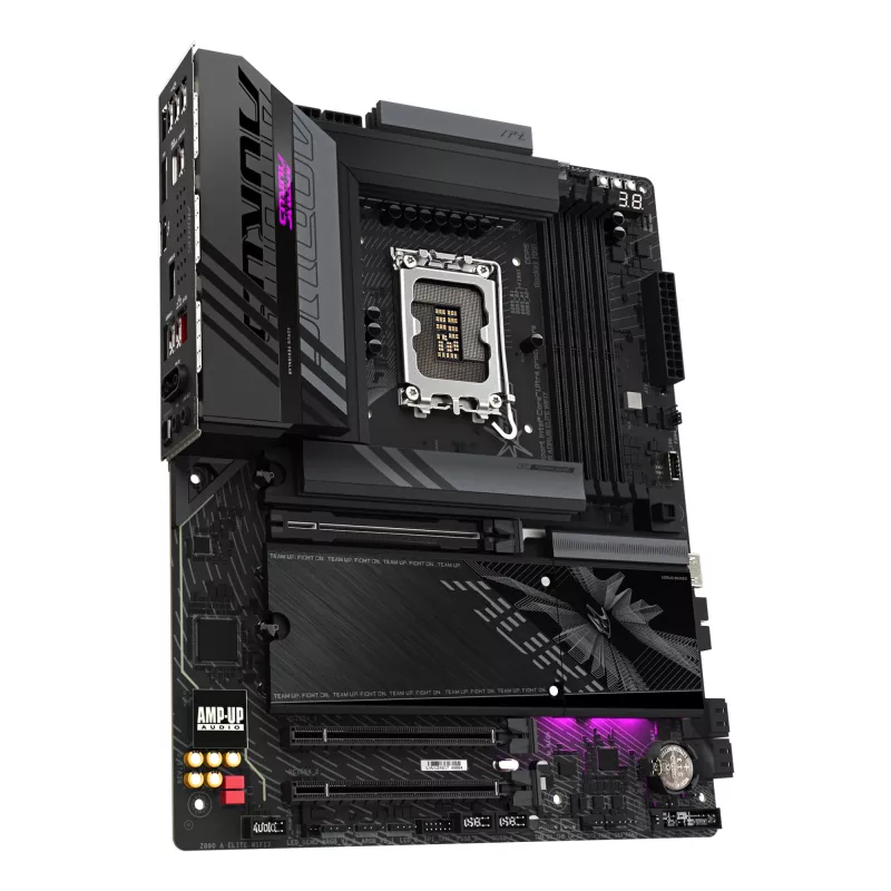 Motininė plokštė GIGABYTE Z890 AORUS ELITE WIFI7, Intel Z890 mikroschemų rinkinys, LGA 1851, ATX, DDR5, 4x DIMM, 4x M.2, Wi‑Fi 7, 2.5Gb LAN