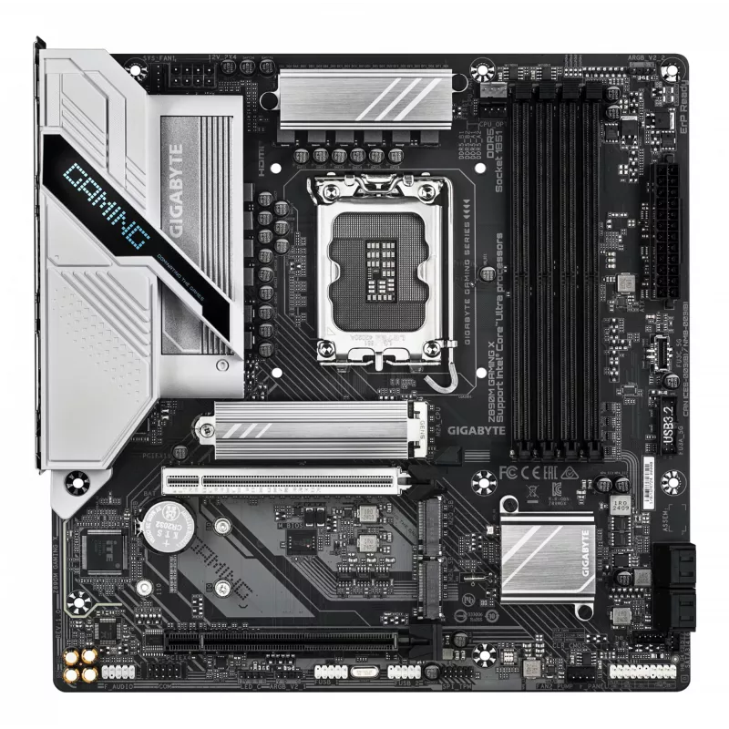 GIGABYTE Z890M GAMING X pagrindinė plokštė