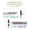 ICY BOX IB-180MS-C31 USB 3.2 Gen 2 (3.1 Gen 1) Type-C juodas