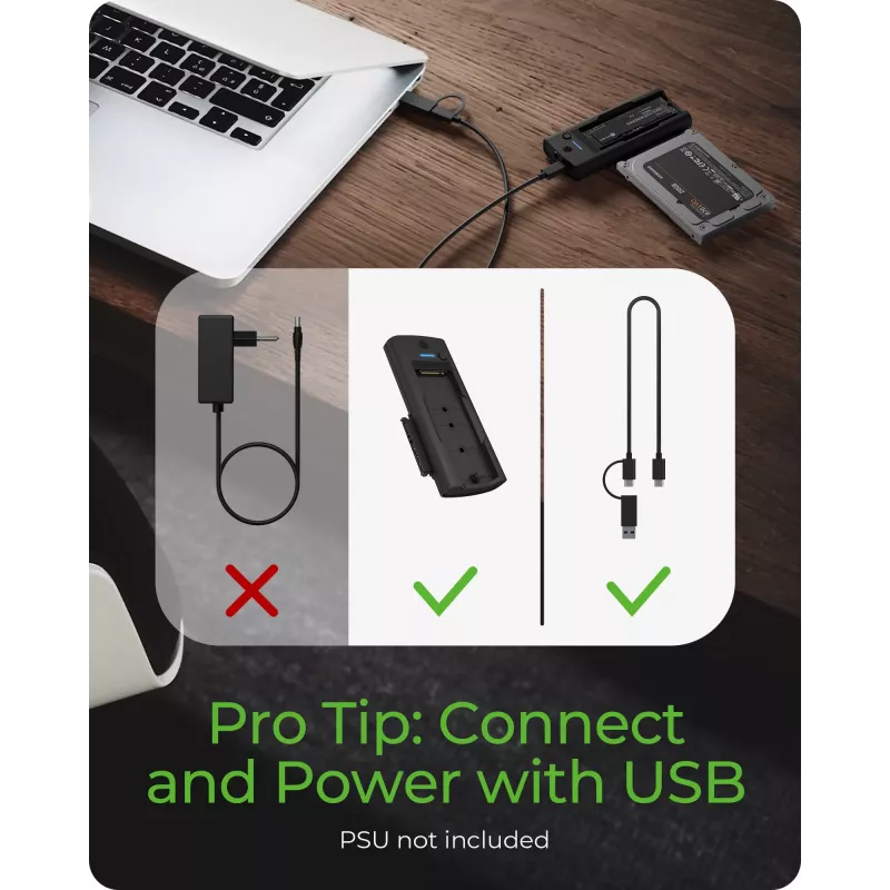 ICY BOX IB-180MS-C31 USB 3.2 Gen 2 (3.1 Gen 1) Type-C juodas