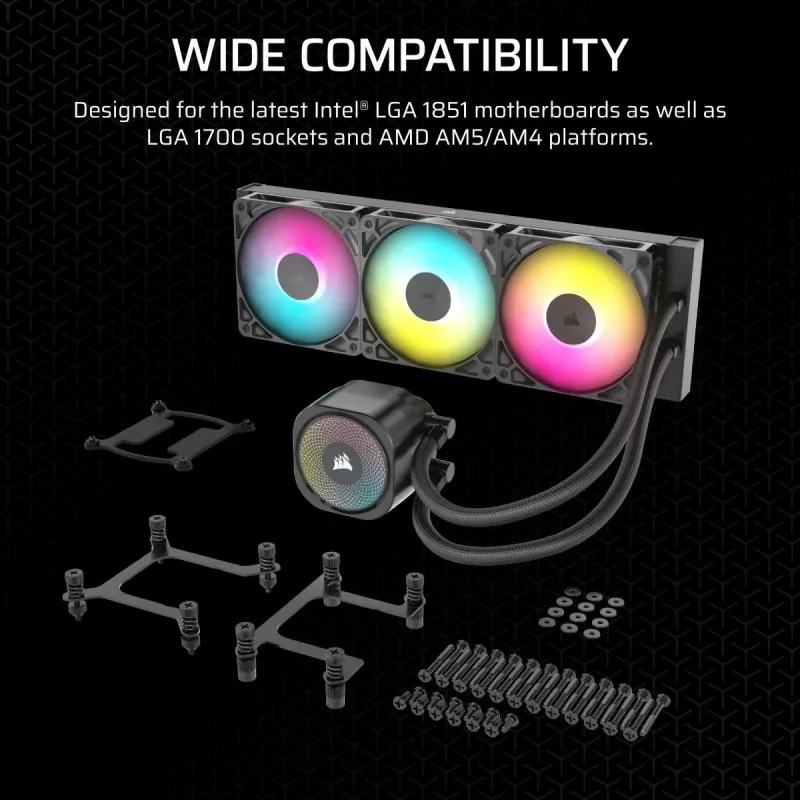 CORSAIR CPU aušintuvas - Nautilus 360 RS ARGB skystinis aušintuvas