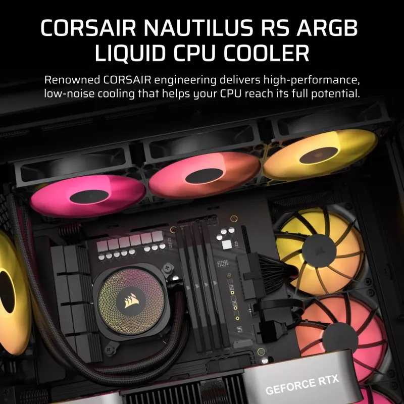 CORSAIR CPU aušintuvas - Nautilus 360 RS ARGB skystinis aušintuvas