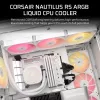 CORSAIR Nautilus 240 RS ARGB skysčio aušintuvas procesoriui, baltas