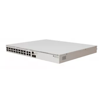 MIKROTIK Cloud Router Switch CRS520-4XS-16XQ-RM – 16x 100GbE QSFP28, 4x 25GbE SFP28, 4 GB RAM