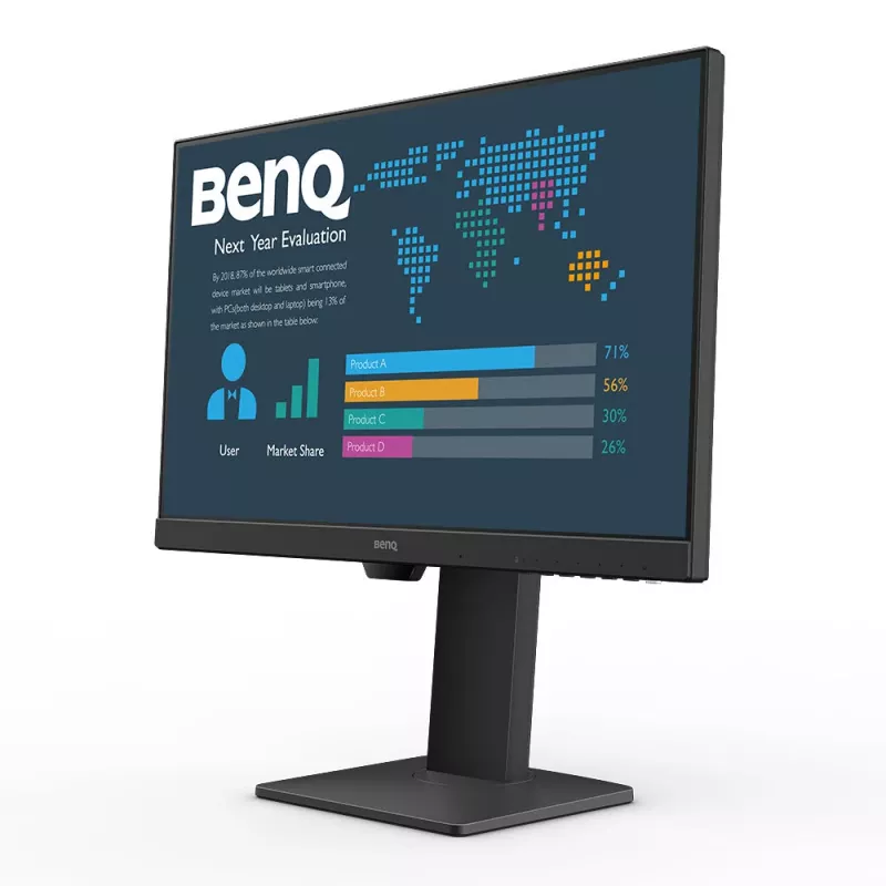 BenQ BL2486TC monitorius 60,5 cm (23,8 colio) 1920 x 1080 pikselių Full HD juodas