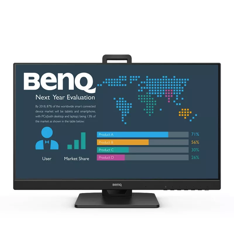 BenQ BL2486TC monitorius 60,5 cm (23,8 colio) 1920 x 1080 pikselių Full HD juodas