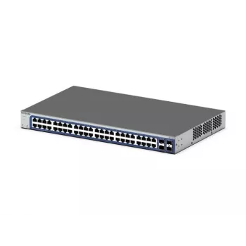 NETGEAR GS748Tv6 48 prievadų valdomas Gigabit Ethernet (10/100/1000) jungiklis, juodas/pilkas
