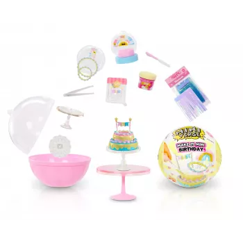 Miniverse Make It Mini Birthday, 8 m., Įvairiaspalvis, Plastikas, Derva