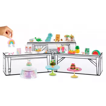Miniverse Make It Mini Birthday, 8 m., Įvairiaspalvis, Plastikas, Derva