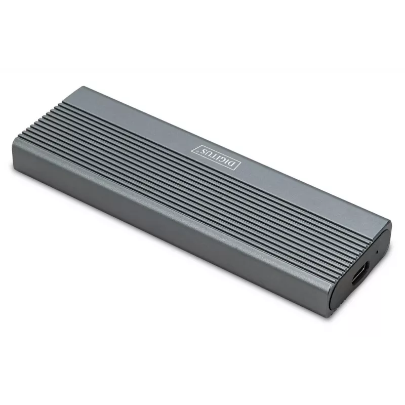 DIGITUS USB išorinis kietojo disko dėklas – NVMe 10Gbps USB3.1 Gen2 aliuminis be įrankių