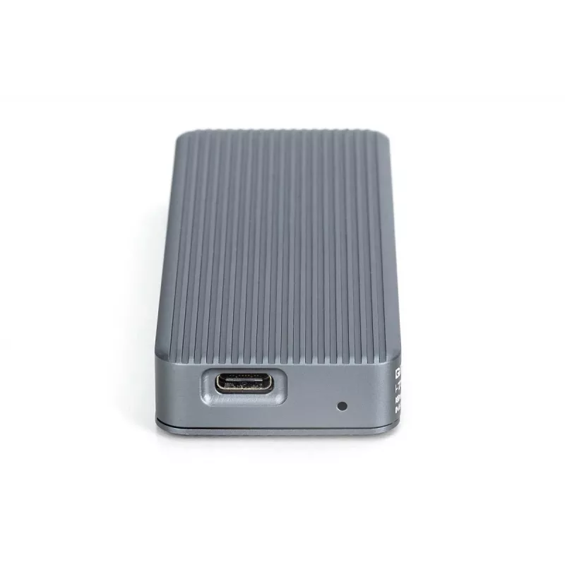 DIGITUS išorinis USB dėklas NVMe SSD – 20Gbps USB 3.2 Gen 2x2 aliuminis