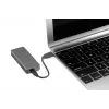 DIGITUS išorinis USB dėklas NVMe SSD – 20Gbps USB 3.2 Gen 2x2 aliuminis