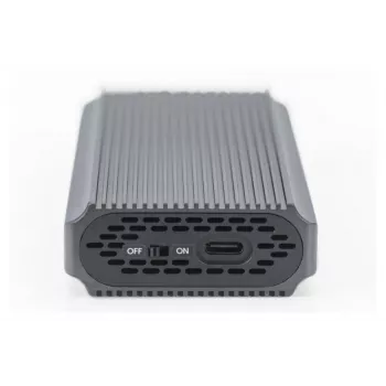Digitus DA-71158 išorinis M.2 NVMe SSD dėklas USB 4.0 40 Gbps aliuminis be įrankių