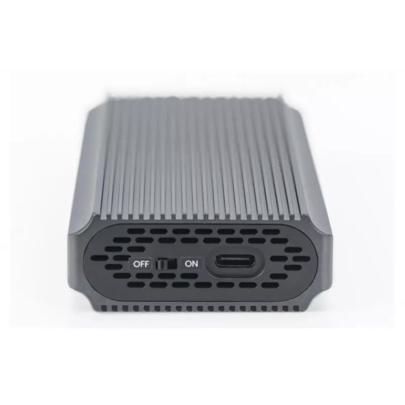 Digitus DA-71158 išorinis M.2 NVMe SSD dėklas USB 4.0 40 Gbps aliuminis be įrankių